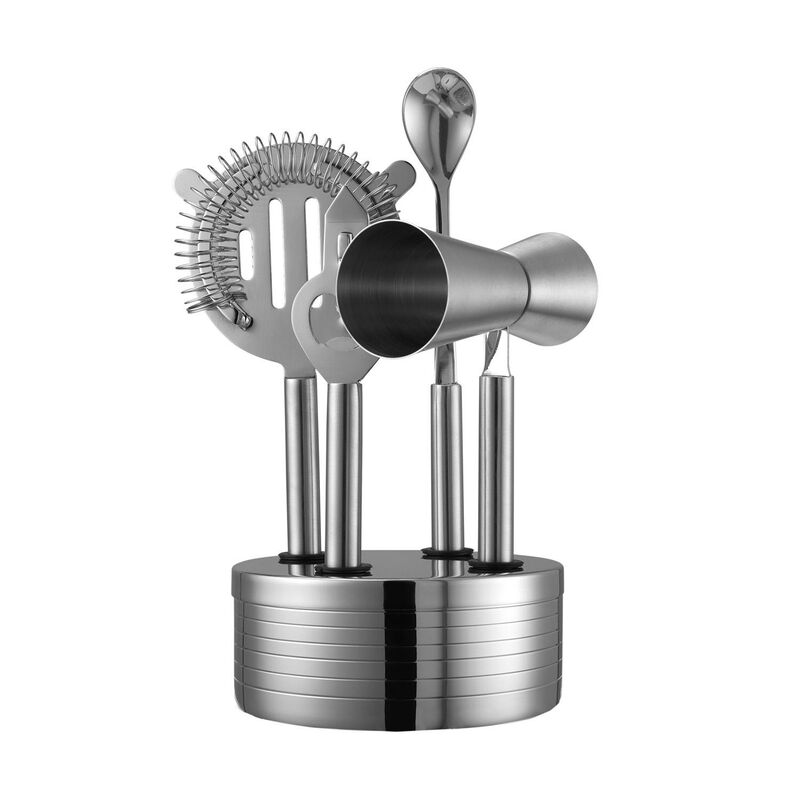 Maxwell & Williams Cocktail & Co Sterling Cocktail Set 5Pc Stainless Steel image number 0
